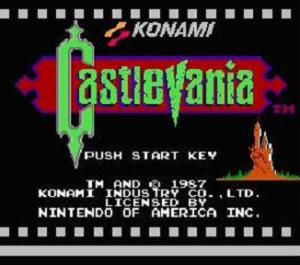 castlevania title screen